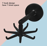 Universal Hooks 360 Degrees Rotatable 7-claw Hooks
